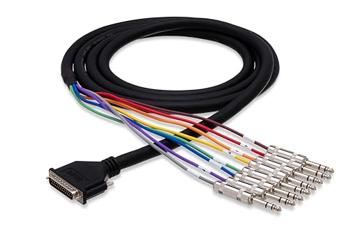 Hosa DTP-803 Balanced Snake, DB25 to 1/4 Inch TRS, 9.8 Feet