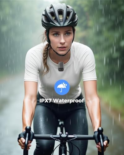 SUPERONE 2026 Upgrade Wearable Bluetooth Speaker with Voice Assistant & Mic | IPX7 Waterproof Clip-on Portable Speaker, TWS Pairing, Up to 30H of Play, Supports Siri/Google/Alexa - style: 1 Item & Voice Assistant Function