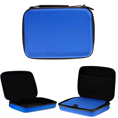 Navitech Blue Heavy Duty Rugged Headphone Case Compatible with Blueparrott C400-XT/Blueparrott C300-XT