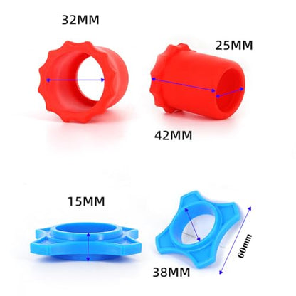 8 Sets Large Microphone Foam Covers Small Microphone Windscreens Microphone Silicone Rings and Microphone Rod Sleeves Microphone Protective Covers