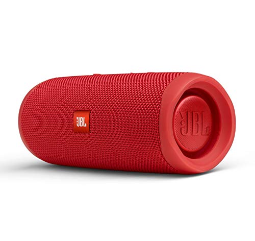 JBL FLIP 5 Waterproof Portable Bluetooth Speaker - Red (Renewed) - color: Red