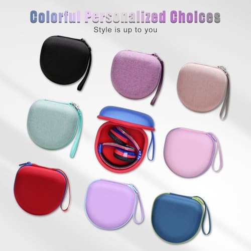 Kid Headphones Case for Jlab/Spiderman/iClever Headphone,Blue+Red,Case Only | for JLab JBuddies ANC/Spiderman/iClever BTH12 HS19 BTH20 BTH22 BTH26/Candy Bila/Acer/JBL/MIDOLA/JoySpark Etc Kids Headphone - color: Blue+Red