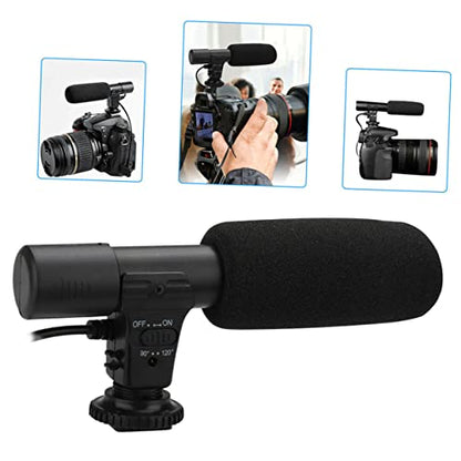 Camera Microphone for DSLR and Camcorder, Interview Recording
