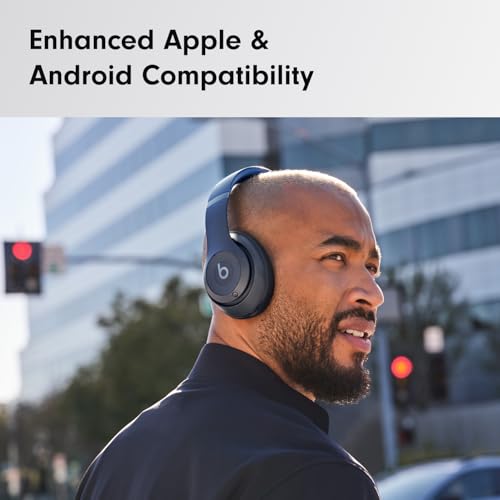 Beats Studio Pro Premium Wireless Over-Ear Headphones- Up to 40-Hour Battery Life, Active Noise Cancelling, Great for Travel & Commuting, USB-C Lossless Audio, Apple & Android Compatible - Navy | Active Noise Cancelling with 40-hour battery and spatial au