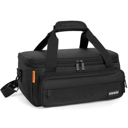 Padded Mixer Carry Bag Fits Behringer X-AIR Series Mixers（ XR12，XR16，XR18）, L 14.6" x W 7.5" x H 6.7" Black
