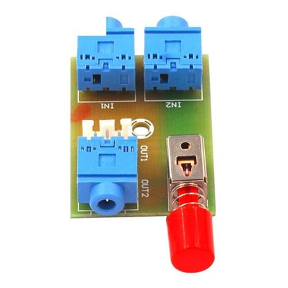 XH-M371 Audio Switching Module 3.5 Audio 2 into 1 Out Switch Switch Board Audio Socket Switch DIY Electronic PCB Board