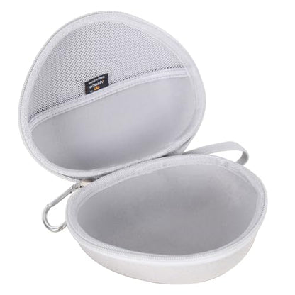 Aproca Kids Headphones Case Compatible with iClever BTH12 / HS19 / BTH26 Kids Bluetooth Headphones, Storage Hard Bag -Grey (Case Only) - color: Grey