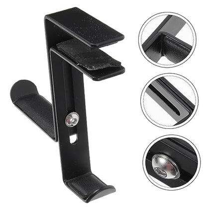 LIFKOME Aluminum Headphone Stand Holder Desk Clamp for Hooks Under Desk Headset Rack