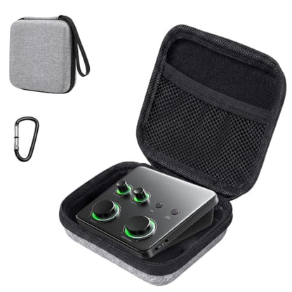 Carrying Case for MAONO P1 USB Hybrid Audio Interface,Grey | Oxford Cloth Storage Bag,Lanyards and Carabiners