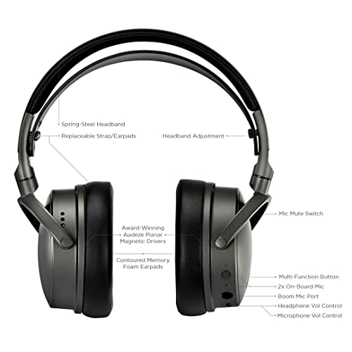 Audeze Maxwell Wireless Gaming Headset for Xbox, PS, Mac, & PC - color: Dark Gray, style: For Xbox PS Mac PC and Switch