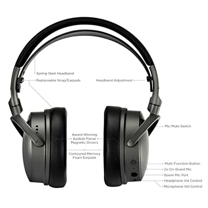 Audeze Maxwell Wireless Gaming Headset for Xbox, PS, Mac, & PC - color: Dark Gray, style: For Xbox PS Mac PC and Switch