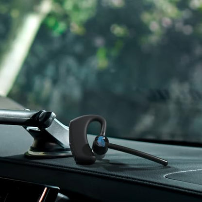 BlueParrott M500-XT Open-Ear Bluetooth Headset | AI-powered noise canceling headset for rideshare and delivery drivers; open-ear design, 11 hr talk time