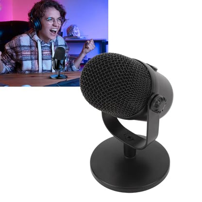 USB Microphone, Noise Reduction Cardioid Podcast Microphone, Gaming with RGB Lighting and Mute for Recording Streaming Podcasting Gaming PC Zoom