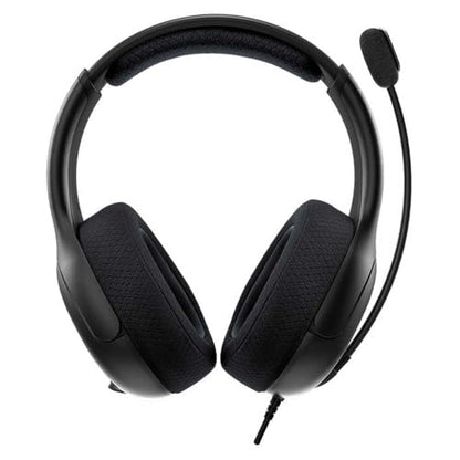 PDP LVL50 Wired Headset with Noise Cancelling Microphone: Black - PS5/PS4