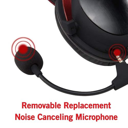 Hyperx Cloud 2 Mic Replacement, (Old Version Before 2021), Cloud X, Cloud II, Cloud Core, Cloud Pro Silver – Noise Cancelling Boom Microphone Compatible with Gaming Consoles, PC, 3.5mm Jack - style: Angle Jack Slot (Old Version Before 2021)