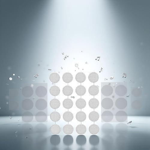 JJLFresheners 20Pcs/Set Silver Earbuds Filters Earphone Filter Mesh,Earbud and in-Ear Headphones Earphone Protective Filters Earphone Accessories Over-Ear Headphones (4mm)