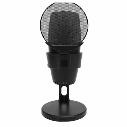 USB Microphone for Enhanced Sound Gaming, Fast Mute Function for Streaming and Gaming Metal Construction (Black)