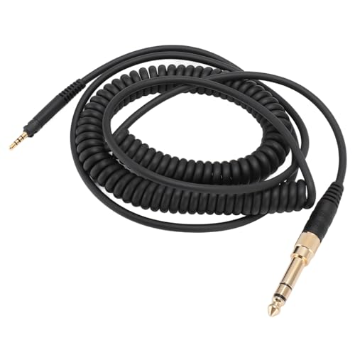Coiled Headphone Cable Replacement Sound Cord for HD598 HD599 HD569 HD579 HD558 HD518 1. to with 2.5mm to 3.5mm and 6.35mm Plug OFC Stereo AUX Cord