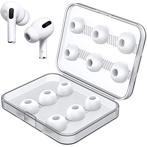 6 Pairs Replacement Ear Tips for AirPods Pro/AirPods Pro 2 Silicone