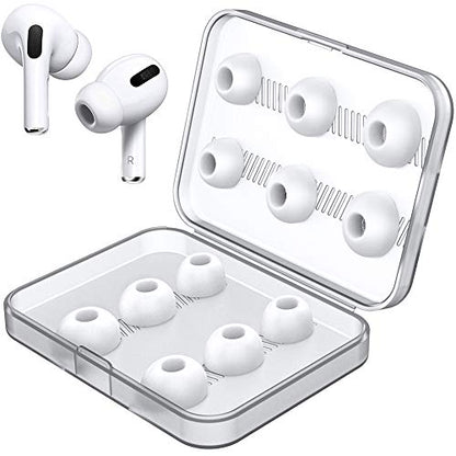 6 Pairs Replacement Ear Tips for AirPods Pro/AirPods Pro 2 Silicone