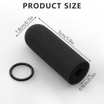 Microphone Cover for David Clark M7A Mic Cover, M-4 / M-7 / H10 / H20 /DC PRO-X2 / PRO-2 / DC ONE-X ENC Headset Aviation Microphone Replacement Pop Filter Protector, 3pack