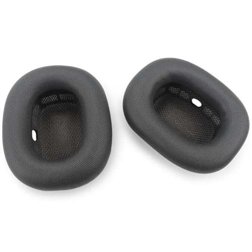 Replacement Ear Cushions for AirPods Max Headphones AirPod Max Ear Cushions Ear Pads Covers Comfort Protein Leather Noise Isolation Memory Foam Earpads (Gray)