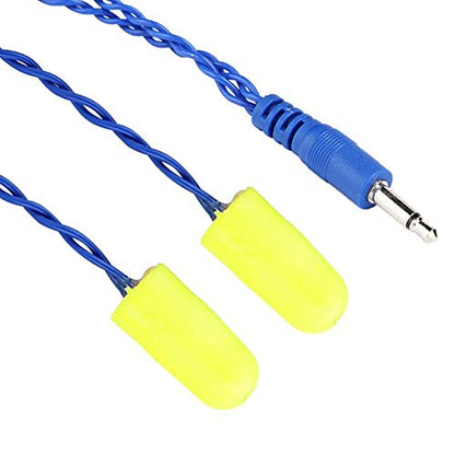 Auto Racing Mini Noise Reduction Foam Earbuds Mono Racing Speakers 1/8" Plug Safety Foam Earbuds Headphones for Hearing Noise Isolation