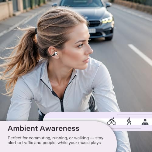Open Ear Clip-on Earbuds,Bluetooth 6.0 Open Earbuds,Touch Control Operate