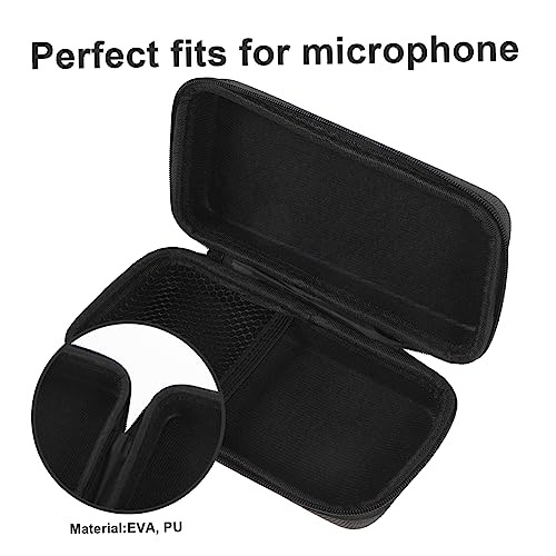 Microphone Storage Case 2 Pack EVA Protective Pouch for Travel Business