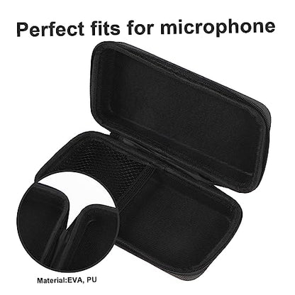 Microphone Storage Case 2 Pack EVA Protective Pouch for Travel Business