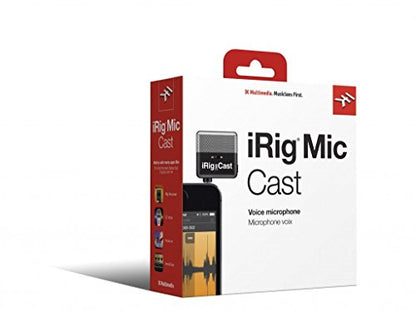 IK Multimedia iRig Mic Cast podcasting mic for smartphones and tablets