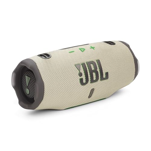 JBL Charge 6 Portable Bluetooth Speaker, Waterproof, Drop-Proof - Sand | Long Battery Life Up To 28 Hours, Quick Charging, Built-In Powerbank, Weatherproof For Outdoor, Poolside, And Shower Use - color: Sand