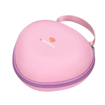 Aproca Pink Hard Storage Protective Case, for iClever BTH20 / Clever BTH18 Kids Bluetooth Headphones and Accessories - color: Pink