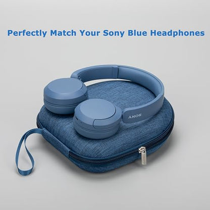 Ginsco Universal Headphone Case Compatible with JBL Tune 510BT 720BT, Sony WH-CH 720N/WH-CH520, with Bose/JBL/Soundcore Life Q20i Q30/BERIBES/TOZO/KVIDIO etc Over-Ear Headphones (Blue) - color: Blue