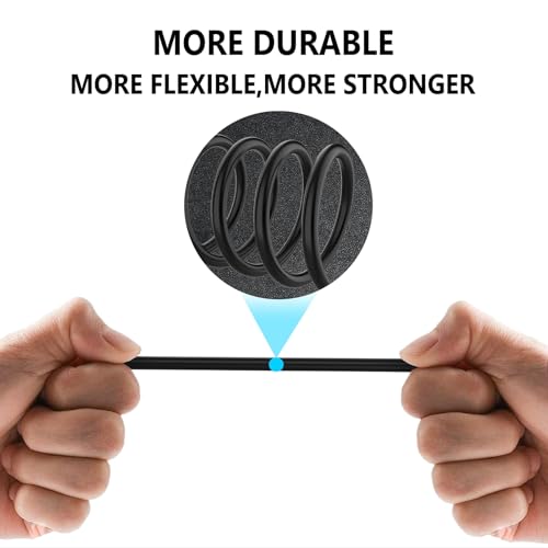 Amzpas Headphone Extension Cable, 4 Pole TRRS 3.5mm Extension Audio Cord Male to Female Stereo Audio Cable for Headset, iPhone, iPad, Smartphones, Tablets, Media Players and More (3.3ft)