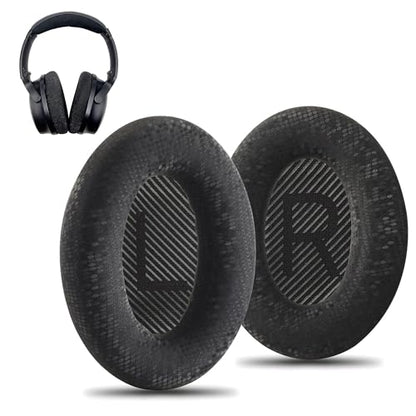 AHG QC35 Replacement Ear Pads Cushions Compatible with Bose QuietComfort 35 / qc35 ii Headphones (Mosaic). Premium Protein Leather | Thick High-Density Foam | Great Comfort - color: Mosaic