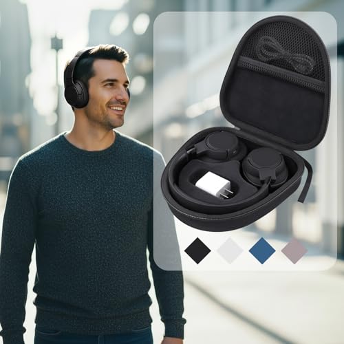Hard Case for JBL Tune 720BT 520BT 770NC 670NC 510BT, Black | Travel Case Compatible with JBL Live 770NC 780NC 680NC 670NC Headphones. Hard EVA Shell with Soft Velvet Lining. Case Only - color: Black Case