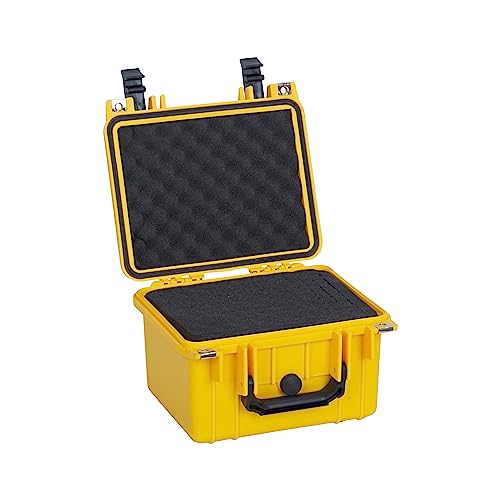 MEIJIA Portable All Weather IP67 Waterproof Camera Case,hard case with Customizable Fit Foam,Fit Use of Drones,Camera,Equipments,10.62 x9.68x6.87inches (Yellow) - color: Yellow, size: 10.62 x 9.68 x 6.87 inches
