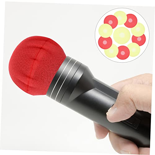 200pcs Disposable Microphone Covers O-Shaped Foam Mic Sleeves for Wireless Mics for Events and Performances Hygiene Protection