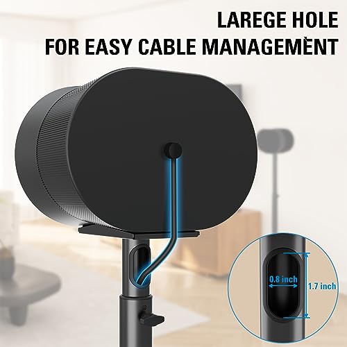 Mounting Dream Speaker Stands for Sonos Era 300, Height Adjustable Up to 42.4'', Set of 2 Surround Sound Speaker Stand with Cable Management for Sonos Era 300 Wireless Speaker,13.2 LBS Loading MD5416 - size: Pair,ForSonos Era 300 Speaker