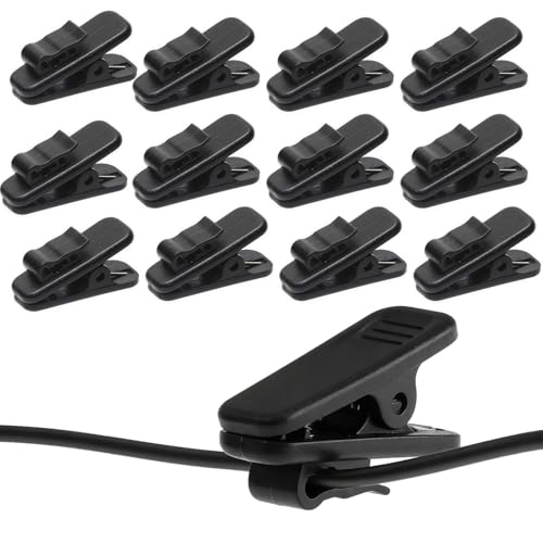 26Pcs Headphone Cable Clips, Small Cord Management Clips for Earphones & Microphones – Secure & Organize 1.5mm-2.5mm Round Wires, Ideal for Sports, Office, Travel, and Daily Use