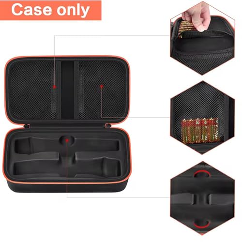 Microphone Storage Bag Lightweight Design & Shockproof Interior Padding Carrying Bag for Mics Outdoor Case