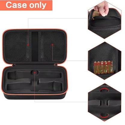 Microphone Storage Bag Lightweight Design & Shockproof Interior Padding Carrying Bag for Mics Outdoor Case