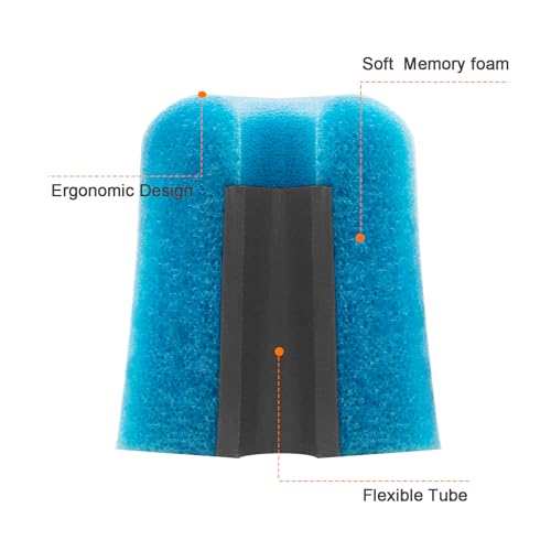 Klowcok Foam Ear Tips Replacement for Etymotic/Walker's/ISOtunes PRO/Shure | Memory Foam Earbuds Tips Compatible with Elgin, Plugfones, Westone, Comfort Fit, 3Pairs (Assorted -S/M/L) Blue