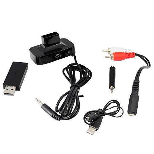 PYLE-HOME PPCM20 Wireless Headset/Headphone With Base Station and USB Transmitter for PC/Mac For Video Chat