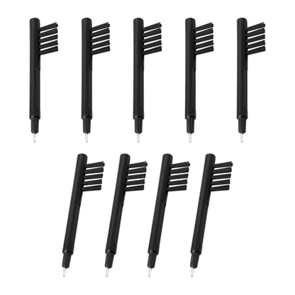 9pcs Hearing Aid Cleaning Brush, Nylon Hearing Amplifier Cleaner Brushes Tools Accessories Supplies with Wax Loop and Magnet for Hear Aids Earbuds Headphones & Electronic Devices