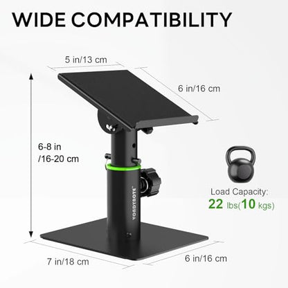 Vondynote 2-Pack Tablet Stand Holders Desktop Stand Angle Height Adjustable | 75°Angle Adjustable, 6"-8" Height Adjustable, For iPad, Phone, Kindle, Mini Monitors - color: Tiltable