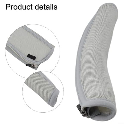Breathable Mesh Headband Cover for Sony WH-1000XM6, Soft Replacement Pad Cushion with Zipper for Easy Cleaning, Protective Sleeve to Reduce Pressure and Sweat(Gray) - size: Gray