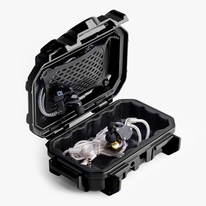 Evergreen | in Ear Monitor Protective Cases for IEM - Compatible with KZ ZS10 Pro, ZST, ZEX, AS10, AS16, ZSN Pro X, YINYOO, TANGZU, Moondrop, Shure SE215, Airpods (52 Black) - color: 52 Black
