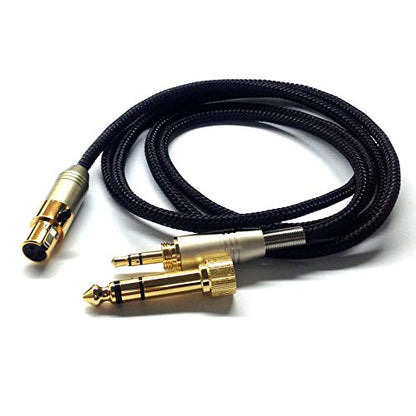 NewFantasia Replacement Audio Upgrade Cable Compatible with beyerdynamic DT 1990 Pro, DT 1770 Pro Headphone and Compatible with AKG K371, K175, K275, K245, K182, K7XX Headphone 2.1meters/6.5feet - size: 6.6 feet